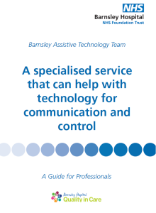 Image of Leaflet for Professionals