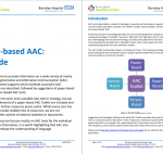 Paper Based AAC Guide Screenshot